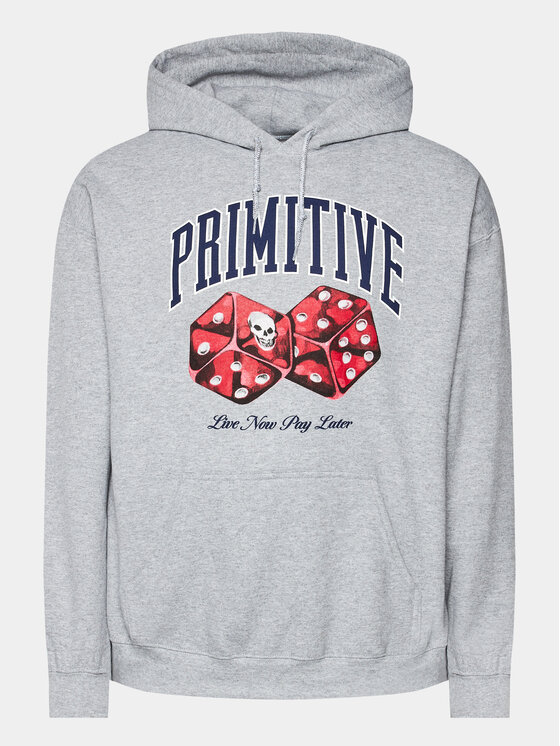 Primitive Bluză Payday PAPFA2310 Gri Regular Fit