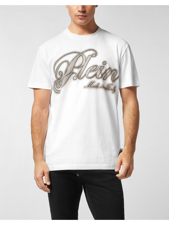 PHILIPP PLEIN PHILIPP PLEIN T-Shirt 27153 Biały Regular Fit