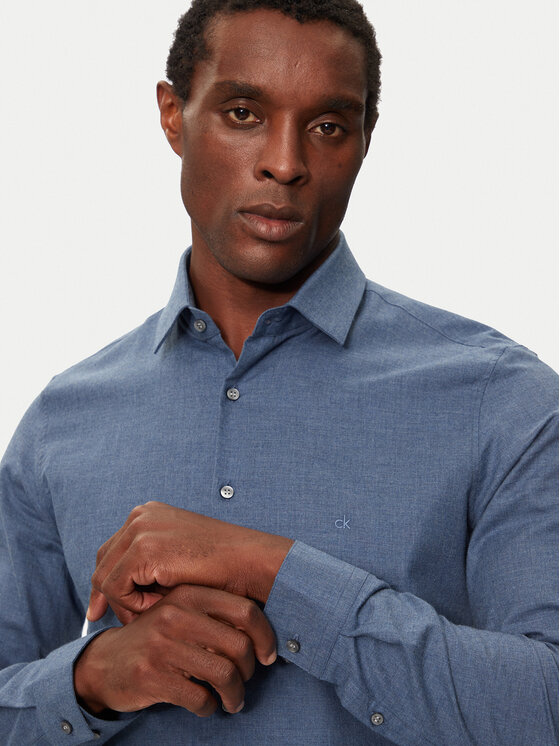 Calvin Klein Calvin Klein Särk K10K113523 Sinine Slim Fit