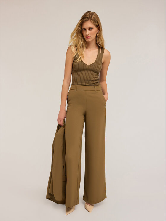 Motivi Motivi Cardigan M411W003551N035 Verde Slim Fit