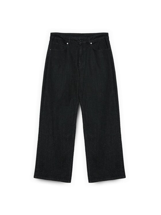 Fiorella Rubino Fiorella Rubino Jeans P449T005134N033 Nero Flared Fit