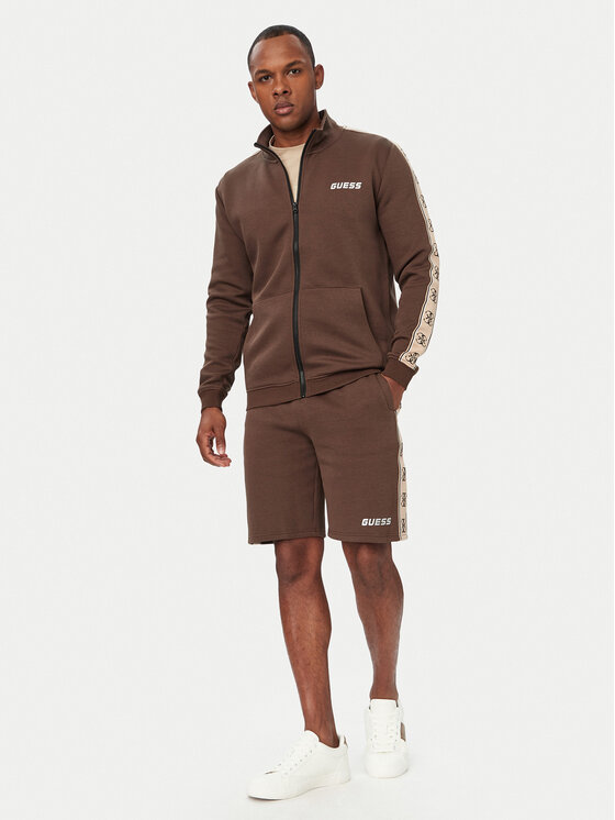 Guess Guess Αθλητικό σορτς Z4RD04 KB3P2 Σκούρο καφέ Regular Fit