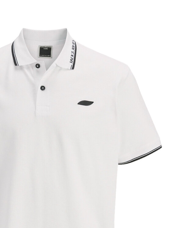 Jack&Jones Jack&Jones Polo majica Pacer 12273303 Bela Regular Fit
