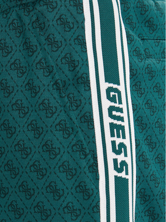 Guess Guess Sportinės kelnės Z5BB19 K2042 Žalia Regular Fit