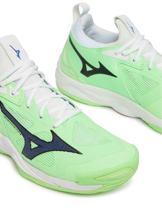 Mizuno Mizuno Zāles apavi Wave Momentum 3 V1GA2312 Zaļš