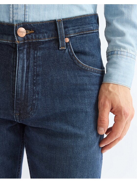 Wrangler Wrangler Jeansy GREENSBORO Niebieski Straight Leg
