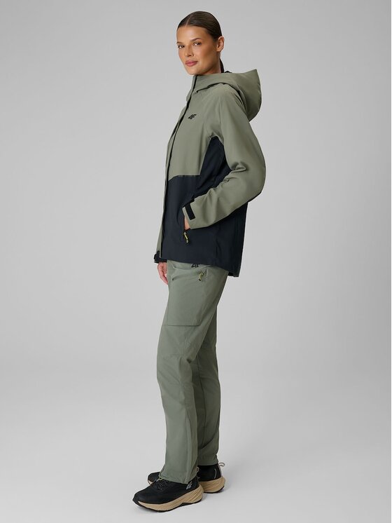 4F 4F Kurtka outdoor 4FRAW26TTJAF1367-43S Zielony Regular Fit