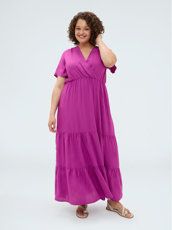 Fiorella Rubino Fiorella Rubino Sukienka wieczorowa 7026T001877N019 Różowy A-Line Fit
