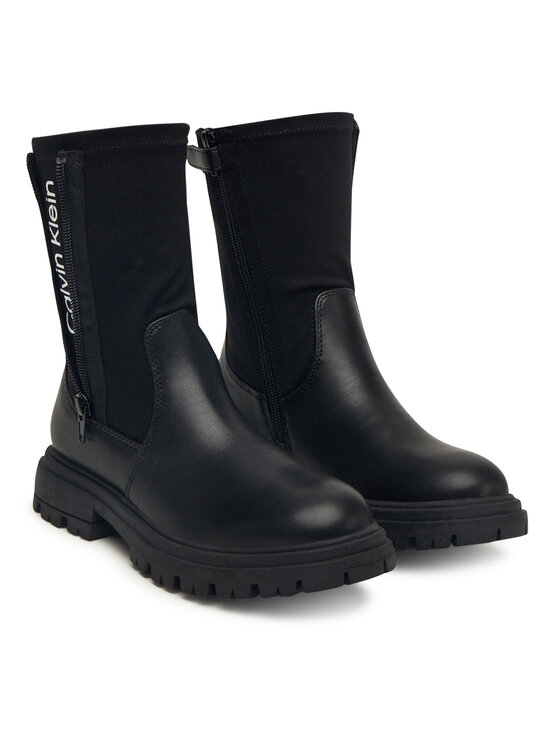 Calvin Klein Calvin Klein Škornji Chelsea Boot V3A5-83123-1464 D Črna