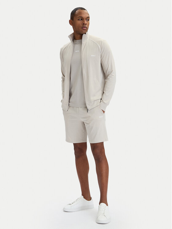 BOSS BOSS Felpa Mix&Match 50515307 Beige chiaro Regular Fit