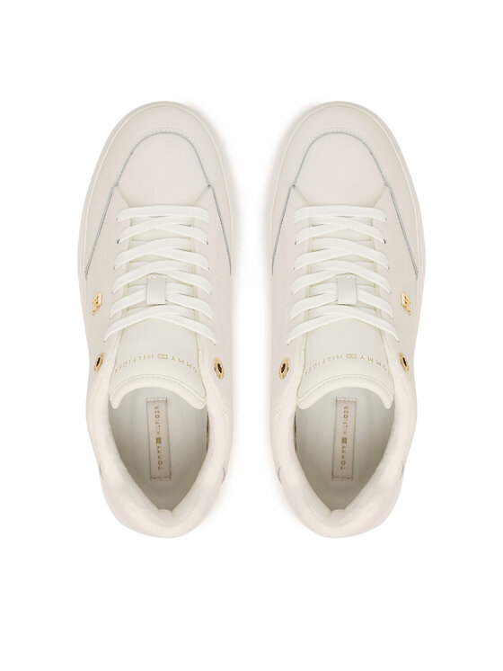 Tommy Hilfiger Tommy Hilfiger Sneakersy Th Chic Cupsole Mc FW0FW09595 Biały