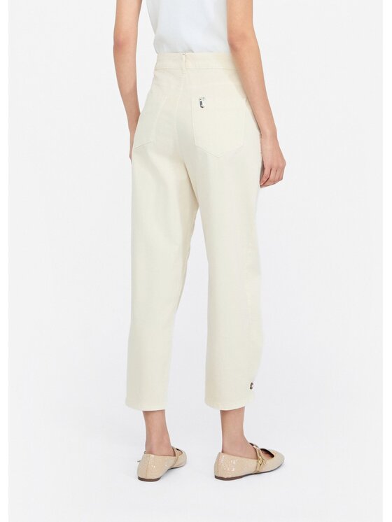Liu Jo Liu Jo Spodnie materiałowe MF5307T819120304 Beżowy Carrot Fit