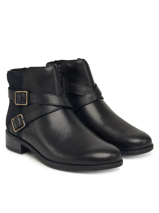 Clarks Clarks Botine Havisham Bay 26182941 Negru