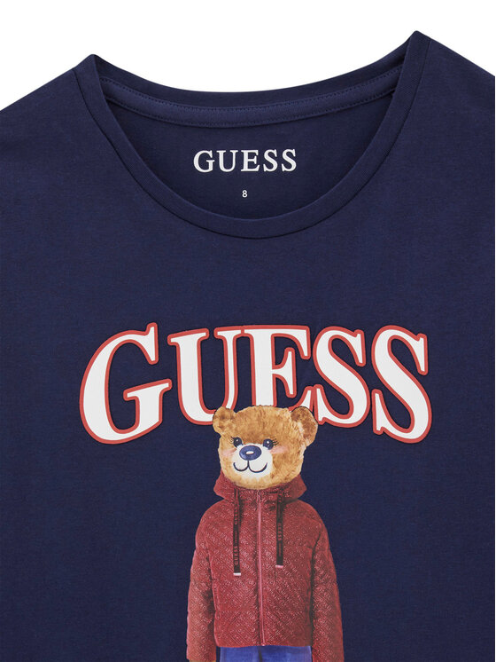 Guess Guess Blúzka J6BI12 K5793 Tmavomodrá Regular Fit