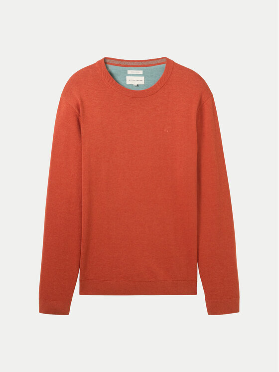 Tom Tailor Tom Tailor Sweter 1039810 Pomarańczowy Regular Fit