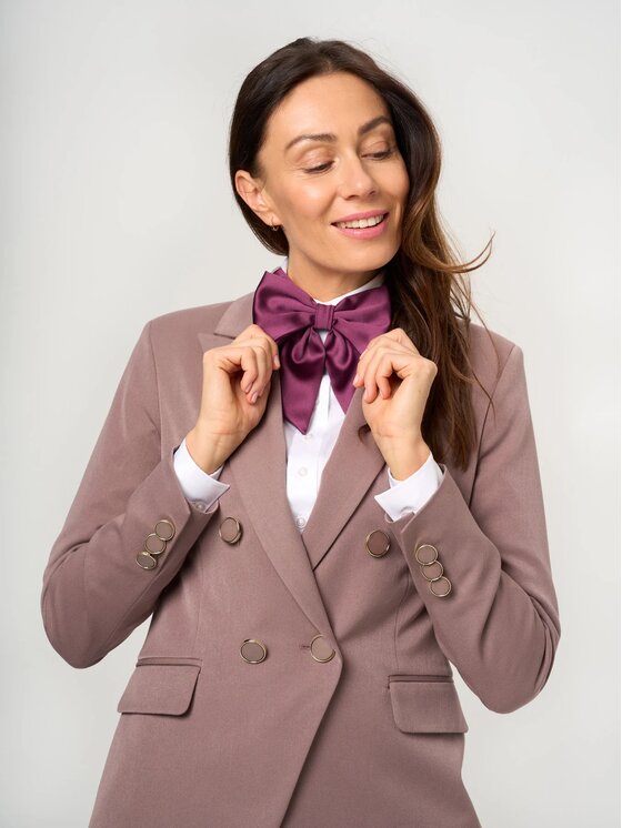 Willsoor Willsoor Marynarka 68235 Brązowy Slim Fit