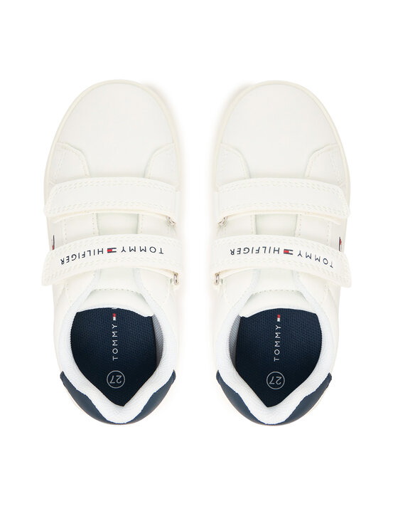 Tommy Hilfiger Tommy Hilfiger Sneakersy Low Cut Velcro T1X9-34338-1355 M Biela