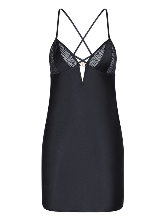 Triumph Triumph Koszula nocna A Weekend To Remember 10225051 Czarny Regular Fit