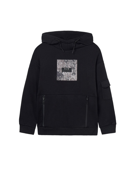 Mayoral Mayoral Μπλούζα 7403 Μαύρο Relaxed Fit