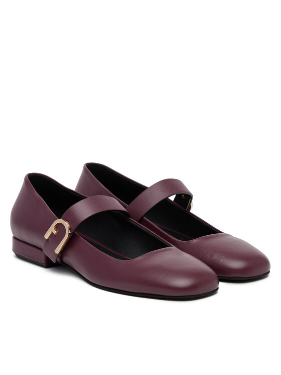 Furla Furla Półbuty Chic Ballerina YJ70HIC X30000 AL 26700 Bordowy