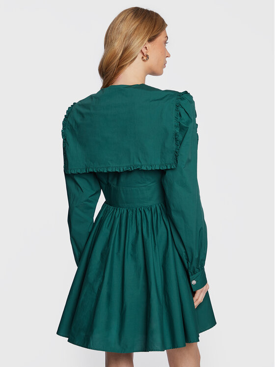 Custommade Custommade Kasdieninė suknelė Lora 999369446 Žalia Regular Fit