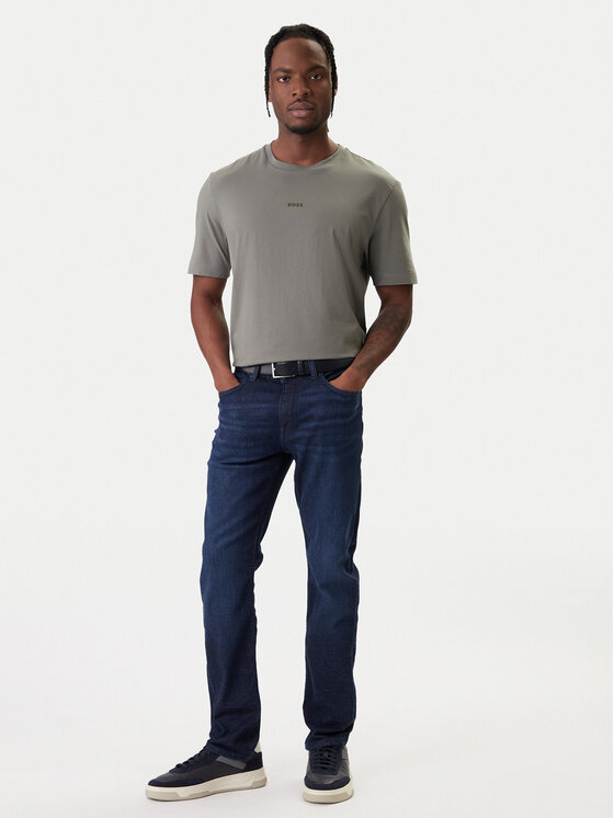 BOSS BOSS T-shirt Tchup 50473278 Siva Relaxed Fit