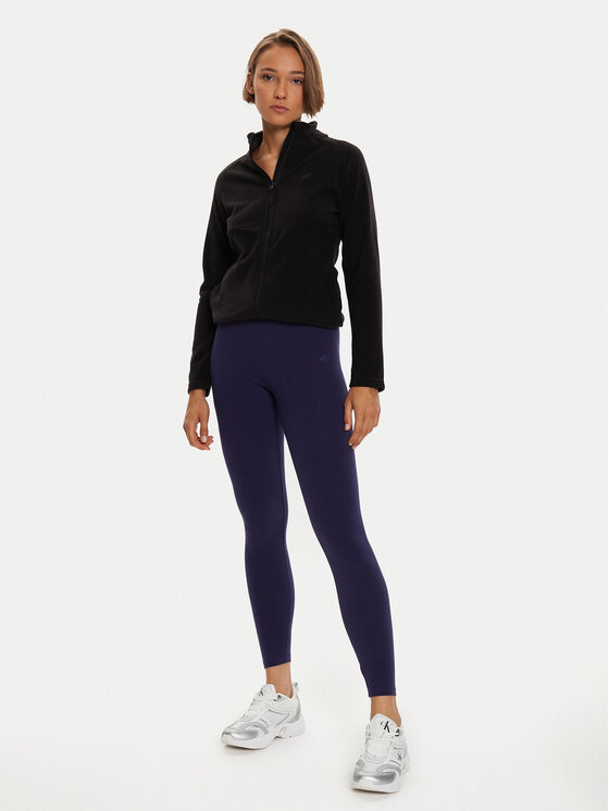 4F 4F Tamprės 4FWMM00TTIGF195 Tamsiai mėlyna Slim Fit
