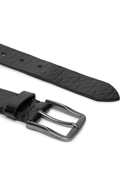 Calvin Klein Calvin Klein Herrengürtel Classic Flat Lthr Belt 35Mm Aop K50K511518 Schwarz