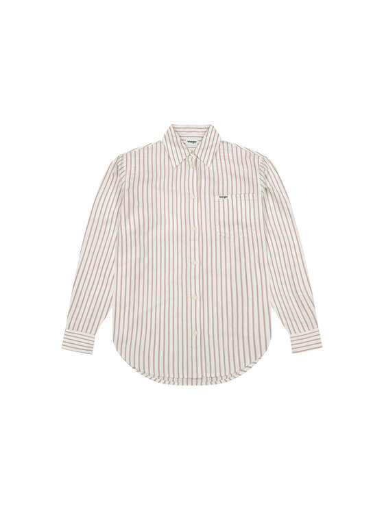 Wrangler Wrangler Camicia 1 PKT SHIRT Marrone Regular Fit