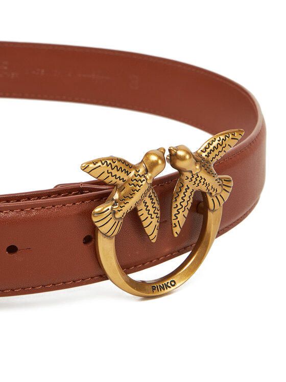 PINKO PINKO Moteriškas Diržas LOVE BERRY H3 100125 A0F1 Ruda