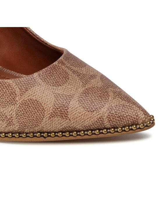 Coach Coach Туфлі на шпильці Waverly Sig Pump G4374 Коричневий