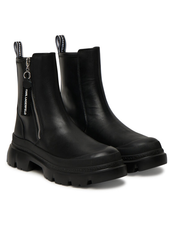 KARL LAGERFELD KARL LAGERFELD Botki KL43565 Czarny