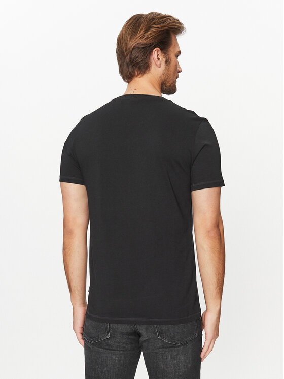 BOSS Boss T-shirt Temessage 50503552 Crna Relaxed Fit