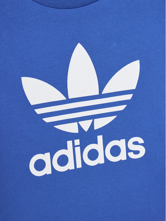 adidas adidas T-shirt adicolor Trefoil IY2376 Plava Regular Fit