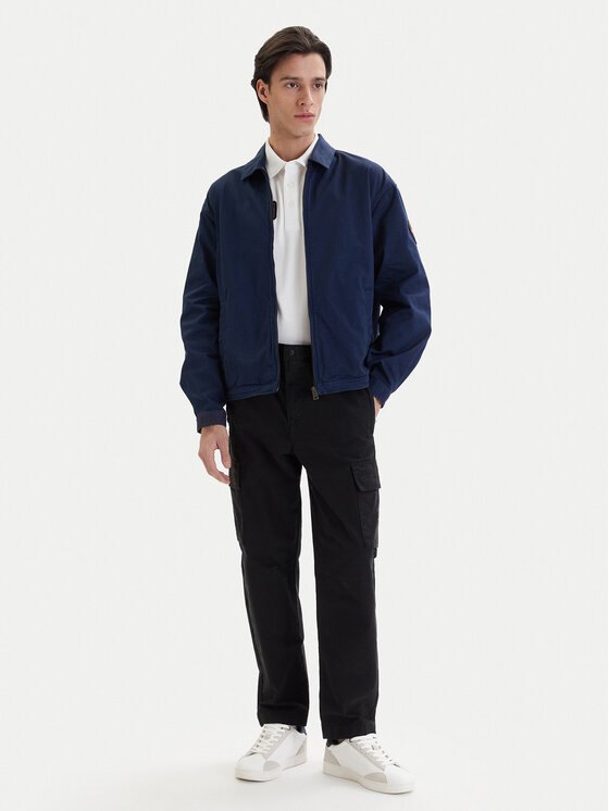 Napapijri Napapijri Giacca di jeans A-Arrayanes NP0A4FI4 Blu scuro Regular Fit