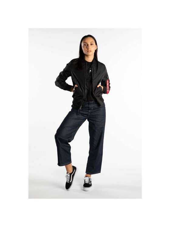 Alpha Industries Alpha Industries Kurtka przejściowa MA-1 TT WMN 03 Czarny Classic Fit