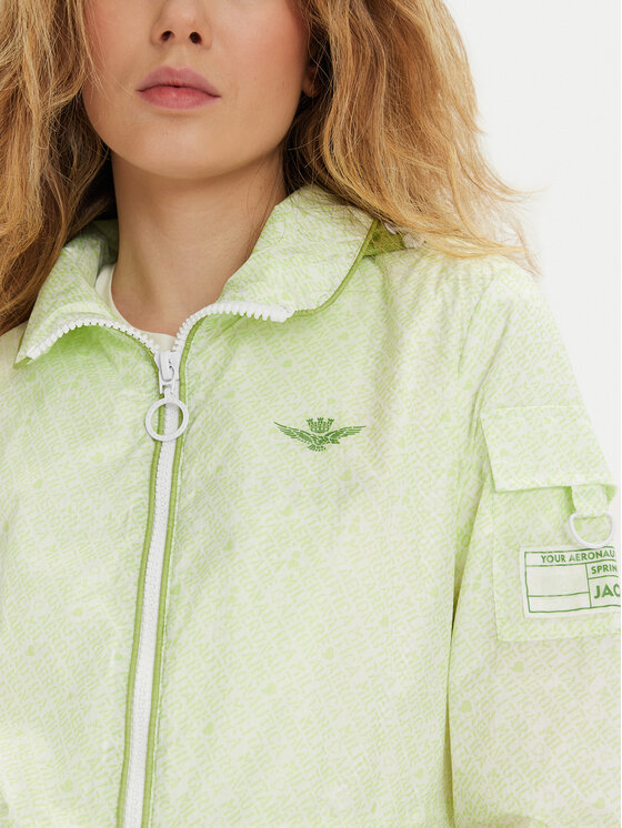 Aeronautica Militare Aeronautica Militare Bunda pro přechodné období 241AB2163DCT3287 Zelená Regular Fit