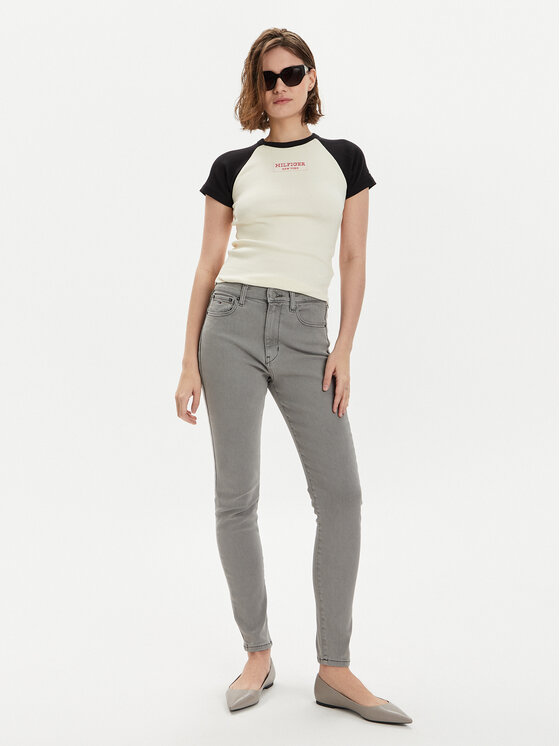 Tommy Jeans Tommy Jeans Джинси Sylvia DW0DW17594 Сірий Skinny Fit
