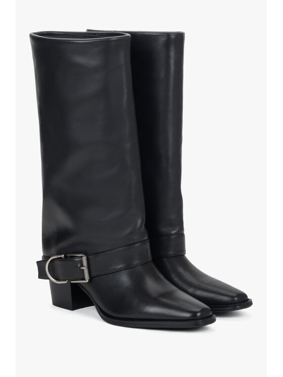 Estro Estro Stivali texani ER00118499 Nero