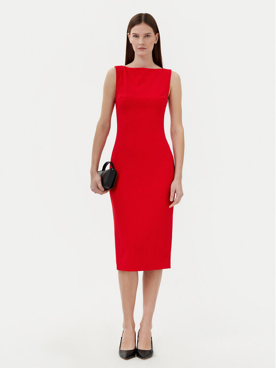 Calvin Klein Calvin Klein Rochie cocktail K20K208140 Roșu Slim Fit
