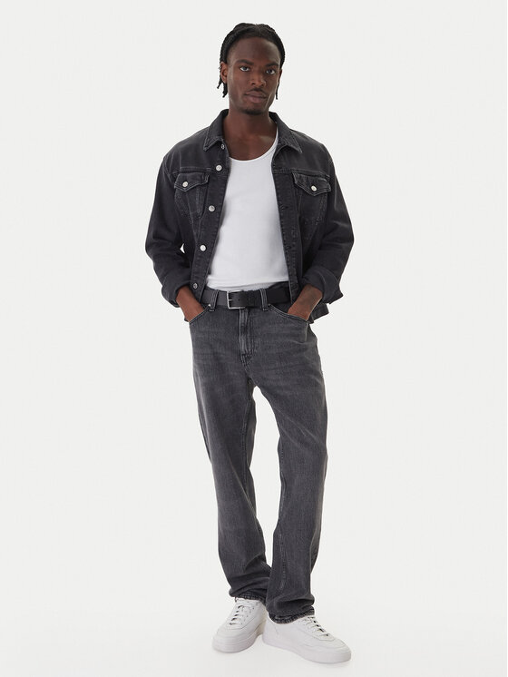 Tommy Jeans Tommy Jeans Jeans hlače DM0DM21355 Siva Regular Fit