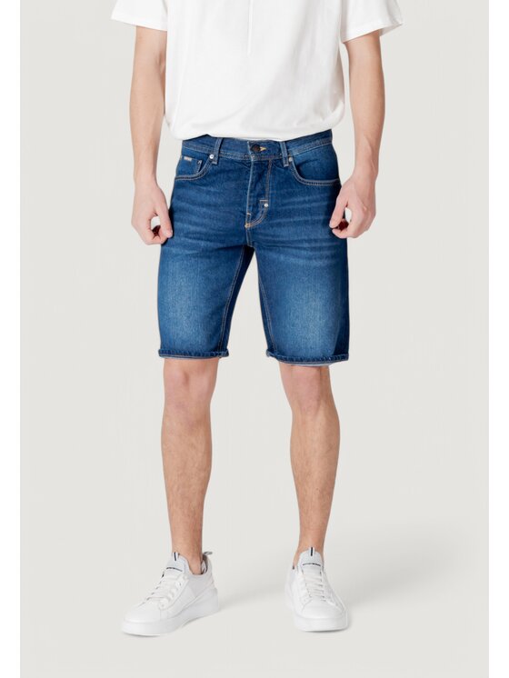 Kąpielówki, rozmiar W32, Niebieskie, ARGON SLIM FIT