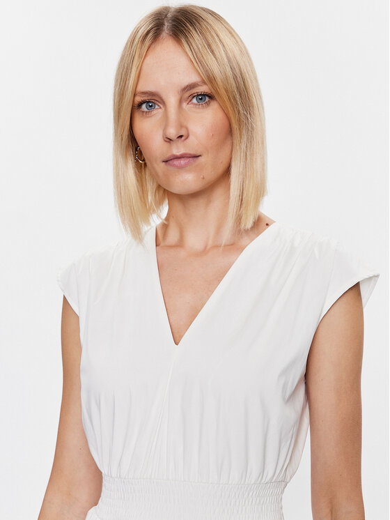 DKNY DKNY Kasdieninė suknelė DD3B0501 Balta Regular Fit