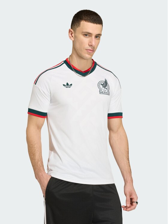 adidas adidas Koszulka techniczna 162094 Biały Slim Fit