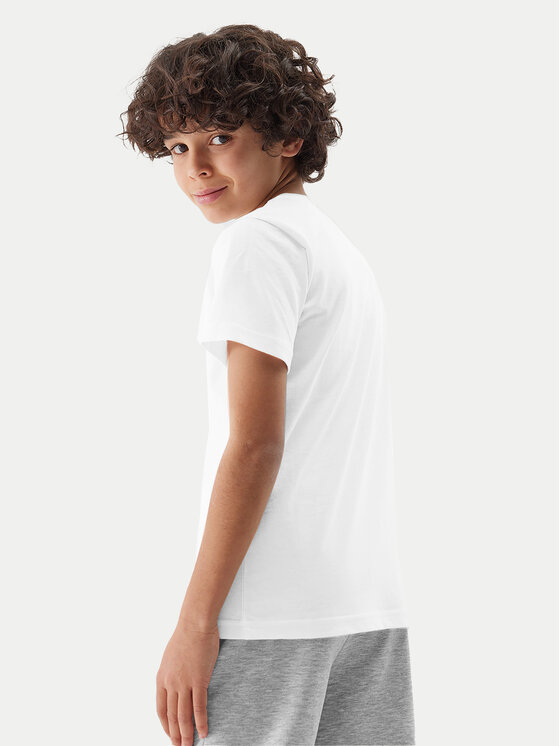 4F 4F Тишърт 4FJWSS24TTSHM1115 Бял Regular Fit
