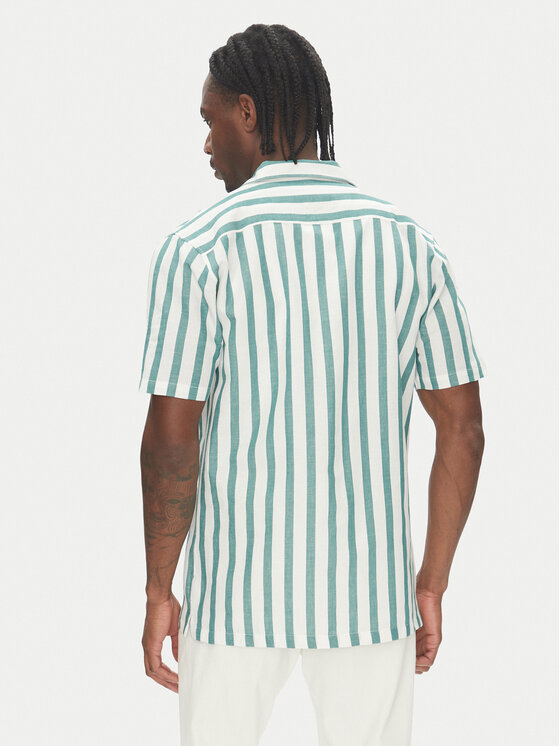 Lindbergh Lindbergh Cămașă 30-203321 Verde Relaxed Fit