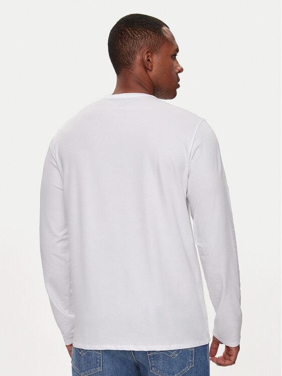 Lacoste Lacoste Majica dugih rukava TH0990 Bijela Regular Fit