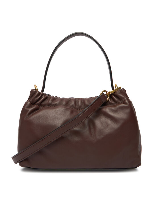 Tommy Hilfiger Tommy Hilfiger Kabelka Soft Leather Mini Crossover AW0AW18306 Hnedá