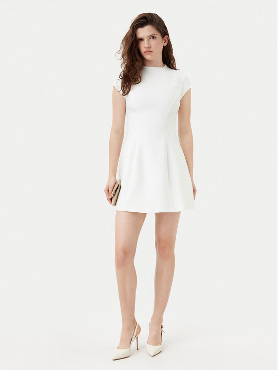 BARDOT BARDOT Kokteiļkleita 59329DB Balts Regular Fit