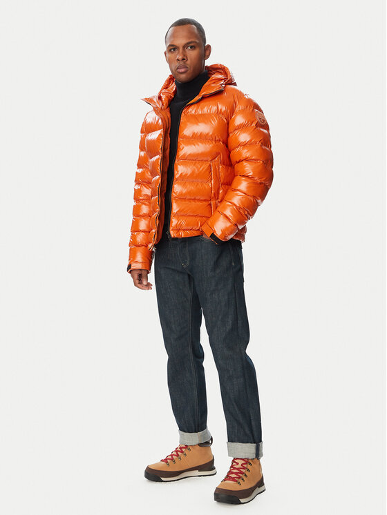 Napapijri Napapijri Winterjacke A-Terez Shiny NP0A8AO2 Orange Regular Fit